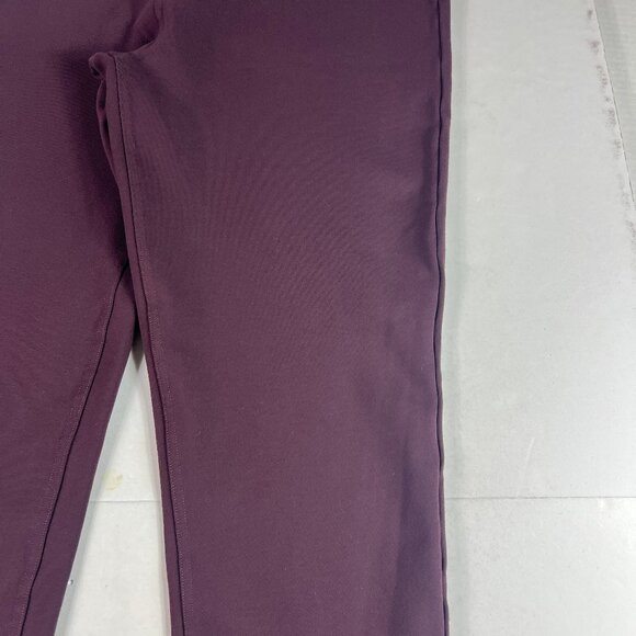 Spanx Pants Women's 36x28* Ponte Slim Straight High Rise Purple Stretch Tag XXL - Picture 3 of 16